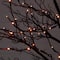 8ft. Pre-Lit Halloween Deluxe Black Twig Artificial Tree with 216 Orange & Purple LED Lights